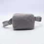 New Fashion Wholesale Stock Women Chest Bag Girls Crossbody Cute Belt Sports Bag Winter Soft Teddy Fanny Pack