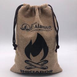 Burlap Jute Linen Hessian Drawstring Bag Coffee Grain Potato Beans Packaging Bag
