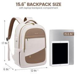 LOVEVOOK wholesale College office Computer unisex bag with USB Waterproof large 15.6 17in laptop travel backpacks for women men