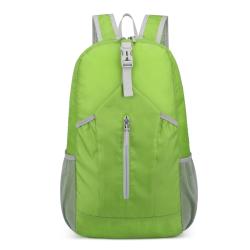 Factory Custom Logo Backpack Bag Hiking Travel Bag 210d Nylon Casual Foldable Back Packs For Men Women