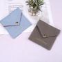 High Quality 12Oz Canvas Envelope Packaging Bag For Comb Mirror Custom Logo Canvas Cotton Jewelry Dust Pouch Envelope