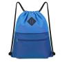 Gelory Factory Supply Polyester Fitness Gym Storage String Bag Sports Drawstring Backpack  With Wet Compartment