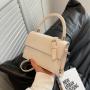 2023 luxury women's handbag solid shoulder bag square for ladies girls fashion bags