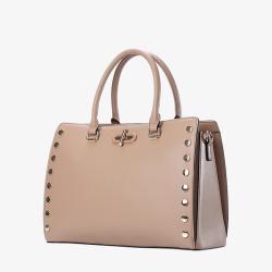 Susen Chrisbella lock luxury bags classic solid color hand bag fashionable ladies pu leather bag for women handbag wholesale