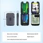 ZX080 RFID Wallet Card Holder Bank Card Holder Aluminum ABS Metal Vintage Aluminium Bag Business Card ID Case Money Clips