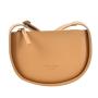 Half Moon Shape Shoulder Crossbody Bag Pure Color Woman Fashion Bag Pu Leather Bags Women Handbags Shoulder