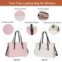 LOVEVOOK fashion handbag large pu leather 15.6 Computer shoulder bags large capacity laptop Briefcase tote handbags for women