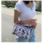 Retro women's bags 2023 summer fashion crocodile small round bag shoulder messenger handbags