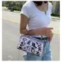 Retro women's bags 2023 summer fashion crocodile small round bag shoulder messenger handbags
