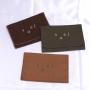 Custom Logo Recyclable Cotton Canvas Comb Packaging Bag Cute Canvas Cosmetic Envelope Pouch