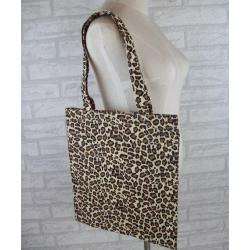 South Korea Custom-Made Large Leopard Print Casual Mother Bag Literature Art Student Shopping Bag Environmental Protection
