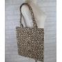 South Korea Custom-Made Large Leopard Print Casual Mother Bag Literature Art Student Shopping Bag Environmental Protection