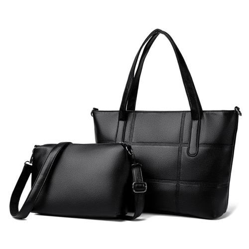 Large Handbag 2024 New Crossbody Bag Soft Leather Shoulder Bag Woman Black Tote Bags