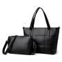 Large Handbag 2024 New Crossbody Bag Soft Leather Shoulder Bag Woman Black Tote Bags