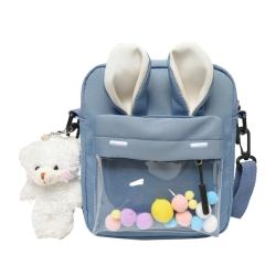 Small Rabbit Shoulder Handbag Fashion Clutch Tote Bag Luxury Princess Kids Mini Cartoon Crossbody Purses