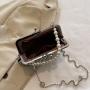 KBW352 New Clip Mouth Pearl Dinner Women Diamond Bag Fashion Texture Handheld Crossbody Swan Shoulder Ladies Bag