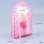 Custom logo handmade acrylic beads hand bag 2024 Wholesale Bulk India Pink Heart Glass Seed Beaded Tote Clutch Bag