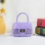 Hollow out jelly bag 2024 ladies handbag pvc small shoulder bag female fashion mini handbags