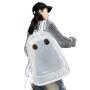 ZR704 Unisex Schoolbag Backpack Transparent Laptop Bag Funny Ghost PVC High Quality Zipper Waterproof Fashion Backpack Halloween