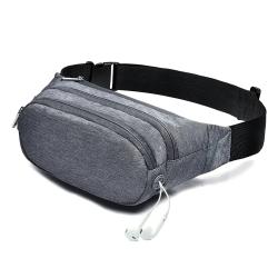 Gelory New Model Fashion Custom Design Lightweight Casual Fanny Pack Headphone Waist Bag For Travel Running Camping Hiking