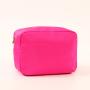 Stock Hot Pink S M L XL 4 PCS No MOQ Nylon Large Makeup Organizer Bag Travel Train Case DIY Patches Gift Makeup Storage Case