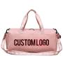 Wholesale Fashion Designer Sports Gym Duffel Bag Custom with Logo Polyester Overnight Tote Weekend Travelling Duffle Bag