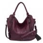 Realer 2022 designer women office hobo handbags PU leather casual tote concealed carry purses and handbags with gun holster
