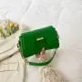 2024 new fashion saddle bag texture stone pattern small square bag hundred chain shoulder crossbody bags