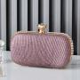 2022 Pleated New European and American Dinner Bag One Shoulder Evening Bag Small Crowd Handbag High Sense Handbag