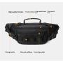 ZWY165 Men Women Outdoor Sports Fishing Multi-Pocket Crossbody Bag Oxford Wearable Fashion Running Chest Bag New Shoulder Bag