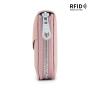 Designer women's long wallet RFID women slim wallet zipper leather long wallet for ladies