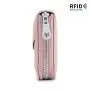 Designer women's long wallet RFID women slim wallet zipper leather long wallet for ladies