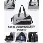 LOVEVOOK Sucipi Wholesale Waterproof 45L sports Duffel Bag with Shoes Compartment for women men Fitness Yoga Travel luggage bags