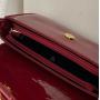 ZR383 Advanced Feeling Bag Women's Vintage Wine Red Horseshoe Button Fashion Portable Underarm Bag Single Shoulder Crossbody Bag