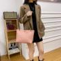 Women's Tote Bags Autumn Winter New Lady Shoulder Bag Large Capacity PULeather Geometric Handbag