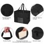 Custom Wholesale Non Woven Fabric Square Picnic Tote Grocery Thermal Shopping Bag Insulation Bag Lunch Cooler Bag With Zipper