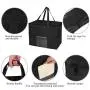 Custom Wholesale Non Woven Fabric Square Picnic Tote Grocery Thermal Shopping Bag Insulation Bag Lunch Cooler Bag With Zipper