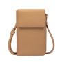 High Quality OEM ODM Women Mobile Phone Bags Vegan Leather Litchi Handbags Cross Body Bag For Women