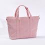Custom Luxury Outdoor Oversize Letter Patch Decoration Designer Sling Tote Bag Corduroy Canvas Handbags For Women