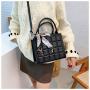 AL006 New Hot Sell Fashion Women Handbags Luxury Wholesale Square Designer Women's Shoulder Bag PU Leather Ladies Bags