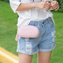 Shell Lingge Shoulder Bag bolsas para mujer Autumn New Korean Personalized Tassel Thread Zipper Bag para mujeres bolso bolsas