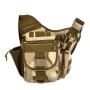 Large Waist Saddle Bag with Zipper Closure SLR Camera Bag with Pattern Decoration for Outdoor Photography Shoulder Crossbody