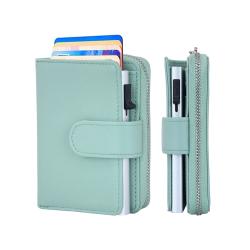 Wholesale Large Capacity Men'S Wallet Leather Automatic Pop Up Metal Anti Theft Tracking Wallet Rfid Card Holder