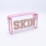 luxury Customized low MOQ High quality candy pvc waterproof pouch bags transparent clear pouch bag