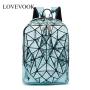 LOVEVOOK women backpack school bags for teenage girls large capacity geometric backpack laser drop backpack for travel