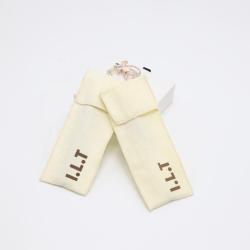 Custom Logo Printed Cotton Flannel Fabric Envelope Cosmetic Brush Packaging Eyeliner Pouch Soft Small Flannel Jewelry Bag