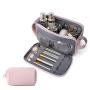Large Vegan Leather Makeup Bag Zipper Pouch Travel Cosmetic Organizer for Women and Girls