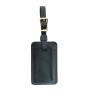 Wholesale custom handcrafted full grain leather luggage tag with adjustable strap
