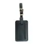 Wholesale custom handcrafted full grain leather luggage tag with adjustable strap