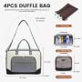 LOVEVOOK 4 in 1 Travel Luggage Duffel Bag Large Capacity Weekender Overnight Bags for Women Hospital Bag for Labor and Delivery